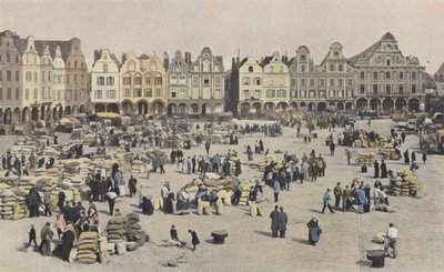 Arras ، La grande Place ، يوم من المشي على الحبوب بواسطة مصور فرنسي
