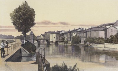Bar-le-Duc ، جسر Notre-Dame ، على Ornain بواسطة مصور فرنسي