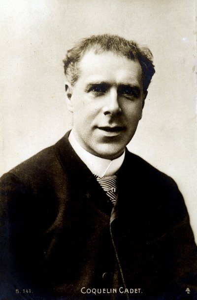 يلعب كاديت بوبي إرنست بوبي ، المعروف باسم كاديت بوبي (1848-1909) ، الأدوار العظيمة لموليير في الكوميديا الفرنسية. بواسطة مصور فرنسي