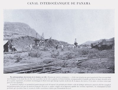 قناة Interoceanique De Panama (صورة b / w) بواسطة مصور فرنسي