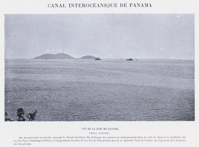 قناة Interoceanico De Panama (صورة b / w) بواسطة مصور فرنسي