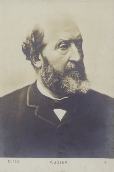 إميل أوجيه (1820-1889) ، كاتب مسرحي فرنسي بواسطة مصور فرنسي