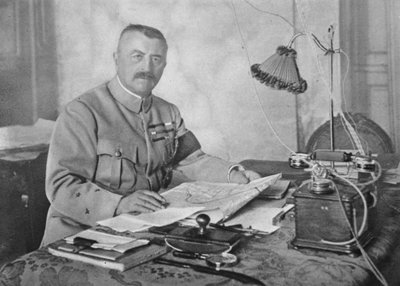 اللواء فرانش ديسبري ، قائد الجيوش المتحالفة في البلقان ، 1914-1919 بواسطة مصور فرنسي