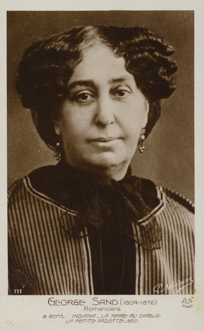 جورج ساند (1804-1876) ، روائي فرنسي بواسطة مصور فرنسي