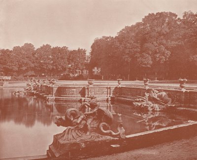 حوض نبتون الكبير (صورة b / w) بواسطة مصور فرنسي