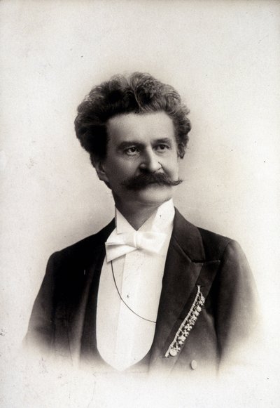 يوهان الثاني شتراوس فيلس (1825-1899) ، ملحن نمساوي بواسطة مصور فرنسي