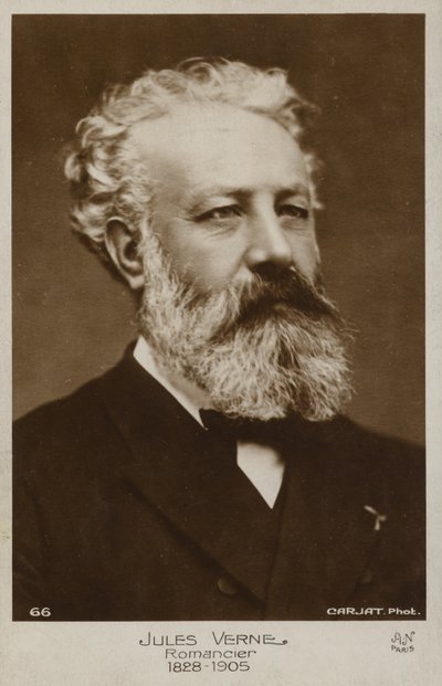 جول فيرن (1828-1905) ، روائي فرنسي بواسطة مصور فرنسي