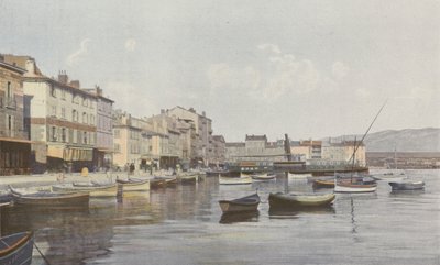لا سين ، منظر الرصيف (Petite Rade de Toulon) بواسطة مصور فرنسي