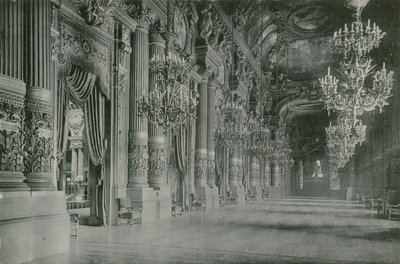 Le Foyer Public de lOpera ، بهو الأوبرا العام (التصوير الفوتوغرافي) بواسطة مصور فرنسي