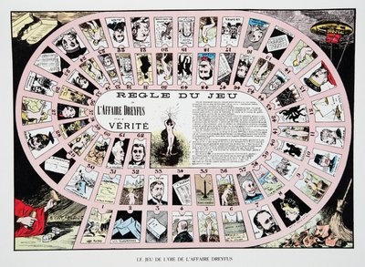 لعبة Goose of the Dreyfus Affair ، من تاريخ الجمهورية الثالثة ، المجلد. أنا ، التاريخ السياسي ، حانة .1933 (لون ليثو) بواسطة مصور فرنسي