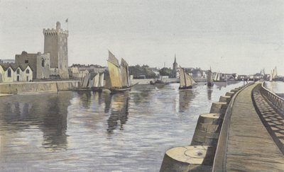 Les Sables-DOlonne و Port Channel و Arundel Tower ، بمثابة المنارة بواسطة مصور فرنسي