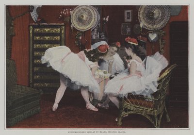 Mademoiselle Viollat و Mademoiselle Blanc ، الموضوعان الثانيان (صورة ملونة) بواسطة مصور فرنسي