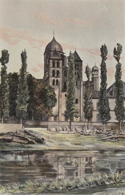 Paray-le-Monial ، الكنيسة معًا بواسطة مصور فرنسي