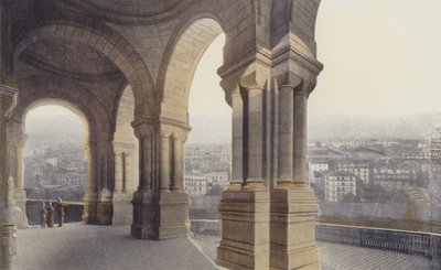 باريس ، كنيسة Sacre Coeur ، الشرفة بواسطة مصور فرنسي