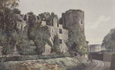 Perigueux و Chateau-Barriere و Tour de Vesone ، منظر مأخوذ من الغرب بواسطة مصور فرنسي