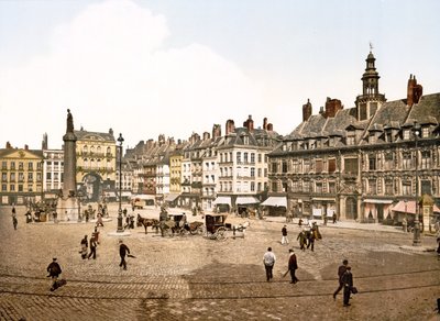 Place du Général de Gaulle ، ليل ، 1890-1900 بواسطة مصور فرنسي