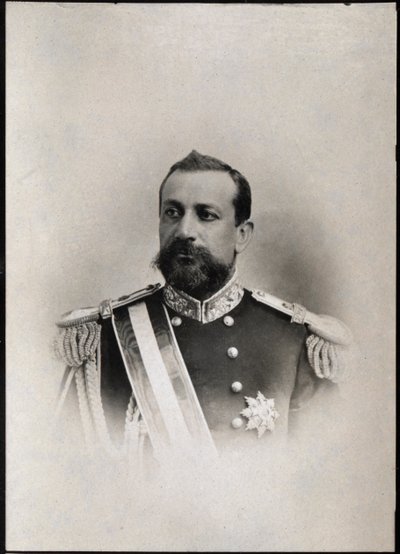 صورة لألبرت الأول ملك موناكو (1848-1922) ، أمير موناكو. بواسطة مصور فرنسي