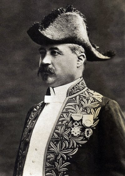 صورة لإميل فاجيت (1847-1916) ، ناقد أدبي ومؤرخ أدبي وكاتب مقالات فرنسي. بواسطة مصور فرنسي