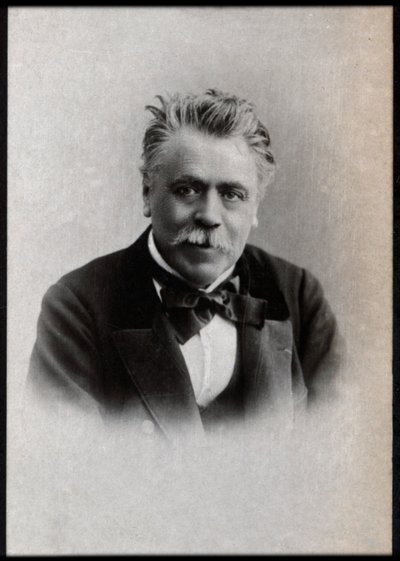 صورة لهنري فرانسوا بيكيه (1837-1899) ، كاتب مسرحي فرنسي. بواسطة مصور فرنسي