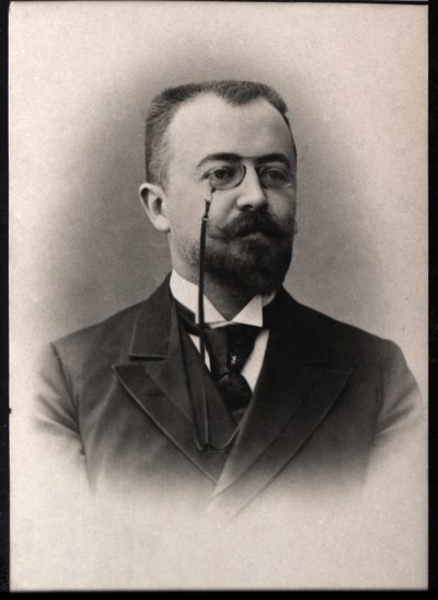 صورة لمارسيل بريفوست (1862-1941) ، مؤلف وكاتب مسرحي فرنسي. بواسطة مصور فرنسي