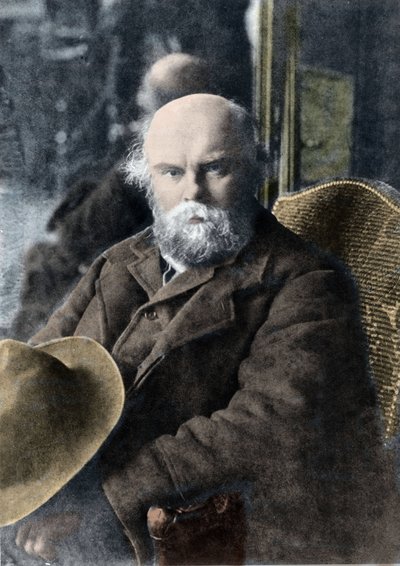 بورتريه للشاعر بول فيرلين (1844-1896) بواسطة مصور فرنسي