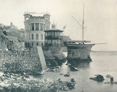 مطعم المحمية (صورة b / w) بواسطة مصور فرنسي
