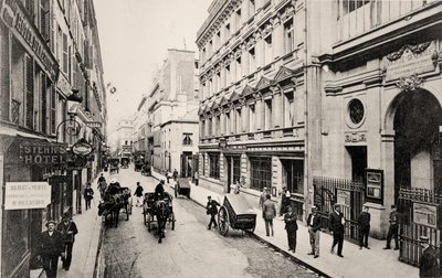 Rue de Provence, Paris (b/w photo) بواسطة مصور فرنسي