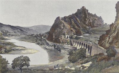 Saint-Paul-en-Cornillon ، منظر لصخرة كورنيون بواسطة مصور فرنسي