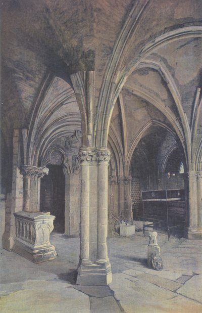 Saint-Pere-sous-Vezelay ، الكنيسة ، الشرفة O (قبل الترميم) بواسطة مصور فرنسي
