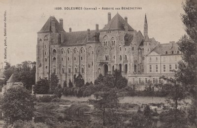 Solesmes ، Sarte ، Abbaye Des Benedictins بواسطة مصور فرنسي