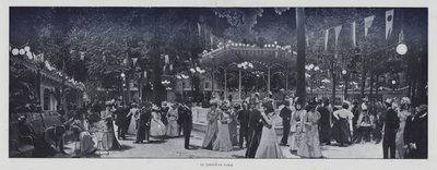 The Jardin de Paris (صورة b / w) بواسطة مصور فرنسي