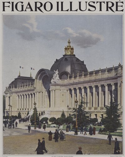 القصر الصغير من الشانزليزيه ، معرض يونيفرسال 1900 ، باريس (صورة ملونة) بواسطة مصور فرنسي