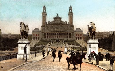 تم بناء قصر تروكاديرو لمعرض باريس العالمي عام 1878 ، ج. 1906 (صورة) بواسطة مصور فرنسي