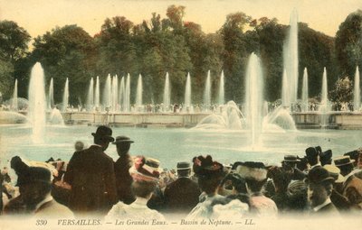 فرساي ، Les Grand Eaux ، حوض نبتون بواسطة مصور فرنسي