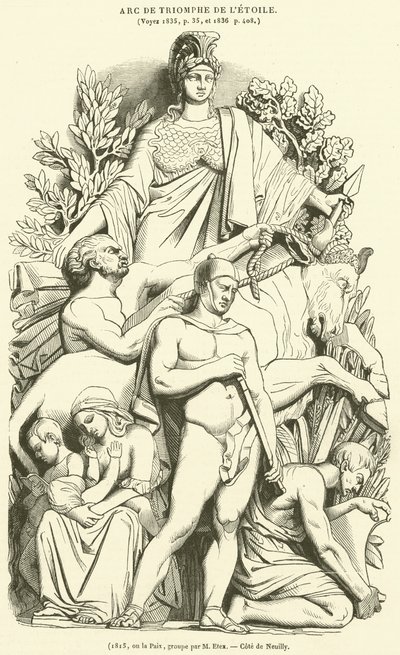1815 ، أو السلام (النقش) بواسطة المدرسة الفرنسية