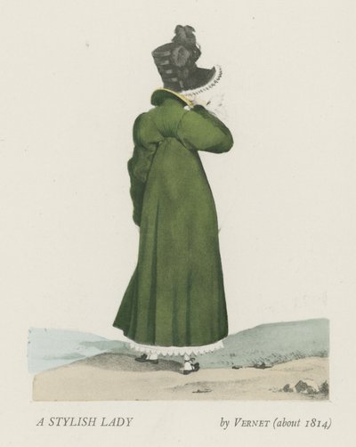 سيدة أنيقة (حوالي 1814) بواسطة المدرسة الفرنسية