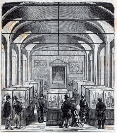 غرفة من Conservatoire de Arts et Metiers (Arts-et-Metiers) في القرن التاسع عشر - نقش في "" العلوم الموضوعة تحت تصرف الجميع - الفيزياء والكيمياء "بواسطة Alexis Clerc - نهاية القرن التاسع عشر. مجموعة خاصة. بواسطة المدرسة الفرنسية