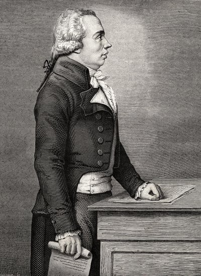 أدريان ماري ليجيندر ، من "هيستوار دو لا ريفولونس فرانسيس" بقلم لويس بلانك (1811-1882) بواسطة المدرسة الفرنسية