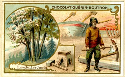 الطباعة الحجرية الملونة الإعلانية لشوكولاتة Guérin Boutron (Chromolithograph) بواسطة المدرسة الفرنسية