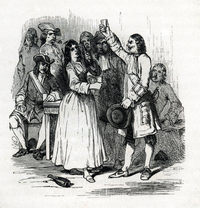 Affaire des Poisons (نقش) 1846 بواسطة المدرسة الفرنسية