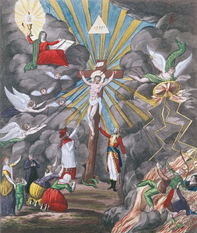 زعم إعادة تأسيس الديانة الكاثوليكية في فرنسا عام 1802 تحت حكم نابليون بونابرت كقنصل أول ، 1802 بواسطة المدرسة الفرنسية