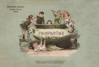 الأبجدية De La Phosphatine Falieres (لون ليثو) بواسطة المدرسة الفرنسية