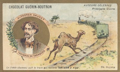 ألفونس دوديت (1840-1897) ، كاتب وكاتب مسرحي فرنسي ، مؤلف "تارتارين دي تاراسكون" (1872) بواسطة المدرسة الفرنسية
