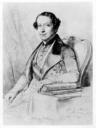 Angel de Saavedra Rivas بواسطة المدرسة الفرنسية
