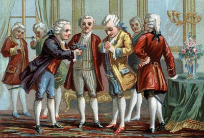 استورد أنطوان أوجستين بارمنتييه (1737-1813) ، الصيدلاني العسكري والمهندس الزراعي الفرنسي ، البطاطس إلى فرنسا عام 1785. بواسطة المدرسة الفرنسية