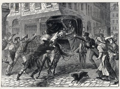 اعتقال جورج كادودال (1771-1804) ، رئيس شوان خلال حروب فيندي ، 9 مارس بواسطة المدرسة الفرنسية