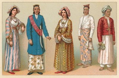 زي آسيا بواسطة المدرسة الفرنسية