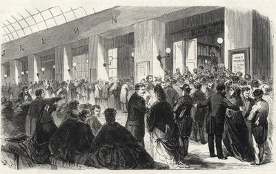 بنك - سوسيتيه جنرال - اصدار خمسة فرنكات وفرنكات - 1871 بواسطة المدرسة الفرنسية