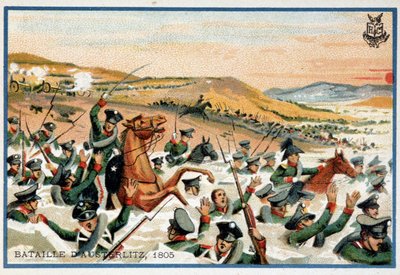 Battle of Austerlitz بواسطة المدرسة الفرنسية