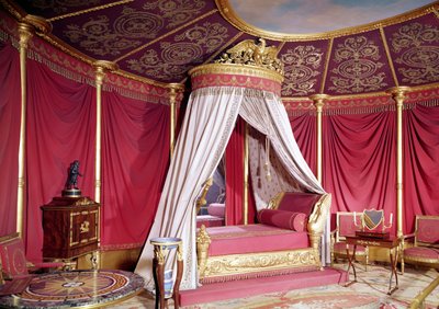 غرفة نوم الإمبراطورة جوزفين (1763-1814) بواسطة المدرسة الفرنسية